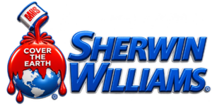 Logotipo 3D Sherwin-Williams sobre la Tierra